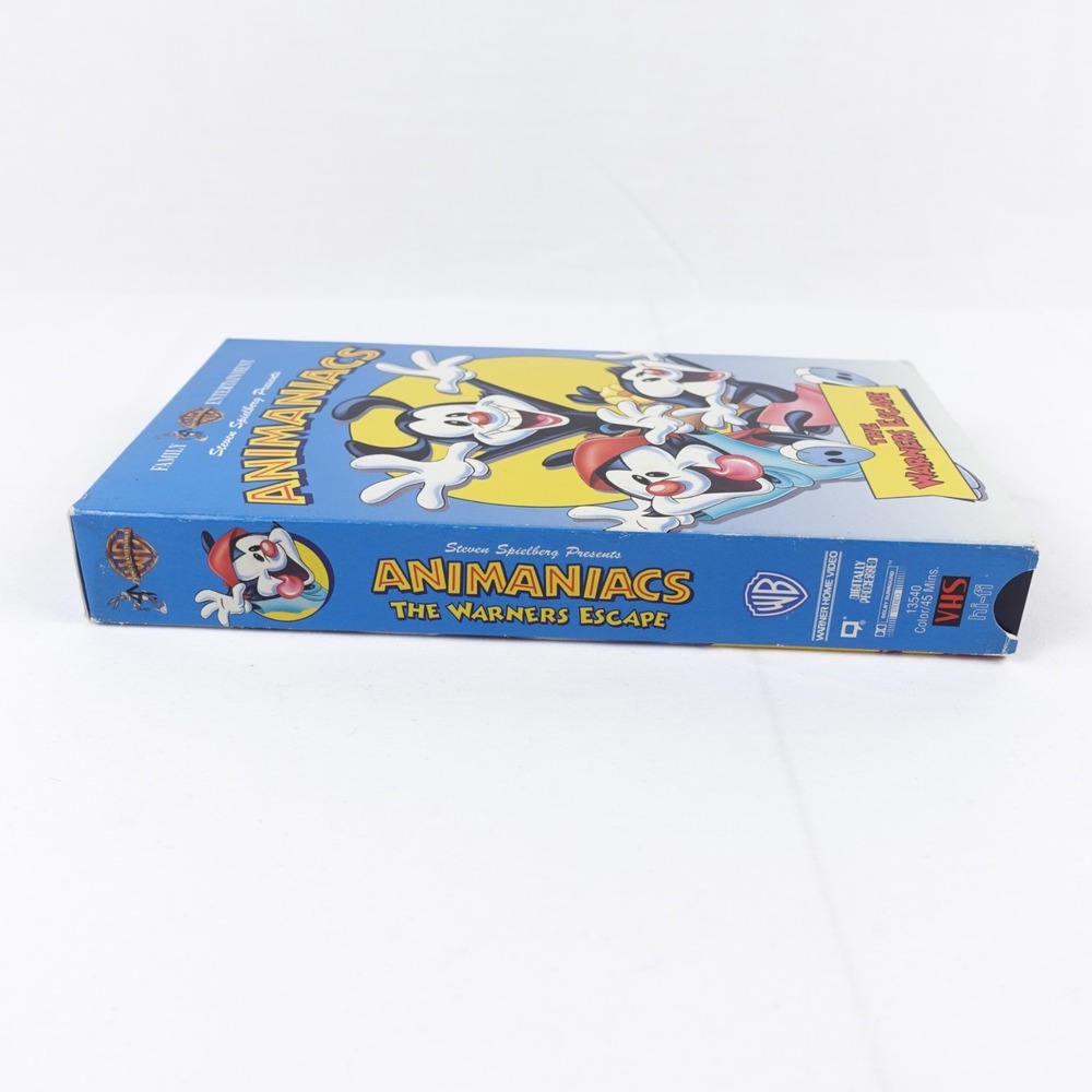 Animaniacs The Warner Escape VHS Family Entertainment Vintage Cartoon Spielberg - Picture 7 of 7